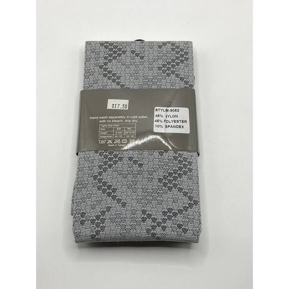 FRENCH CURVE Women's Gray Printed Stretch Pull-on Lightweight Leggings SZ M/L - Picture 2 of 9